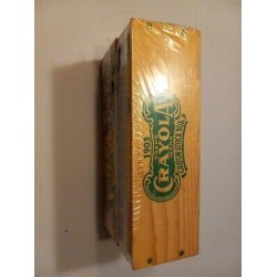 Crayola 1903 Wooden Stock Box 72 Crayons Collectors w/ Crate Sealed