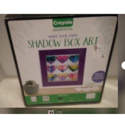 Shadow Box Art Kit Crayola 13pc Personalized Picture Frame NIB