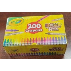 BRAND NEW Crayola 200 Crayons includes 24 Colors of the World Crayons Nontoxic