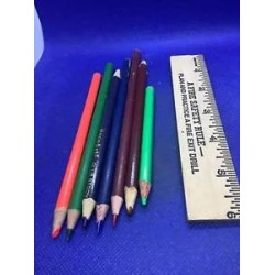 Used Colored Pencils Art Supplies RoseArt Lot Of 7
