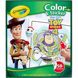 Crayola Colouring Book Toy Story 4 Colour & Sticker