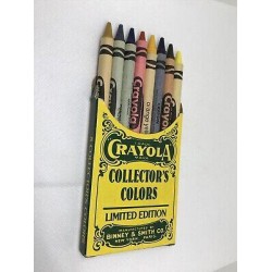 Box of No. 8 Retired Crayola Crayons Collector's Colors Limited Edition