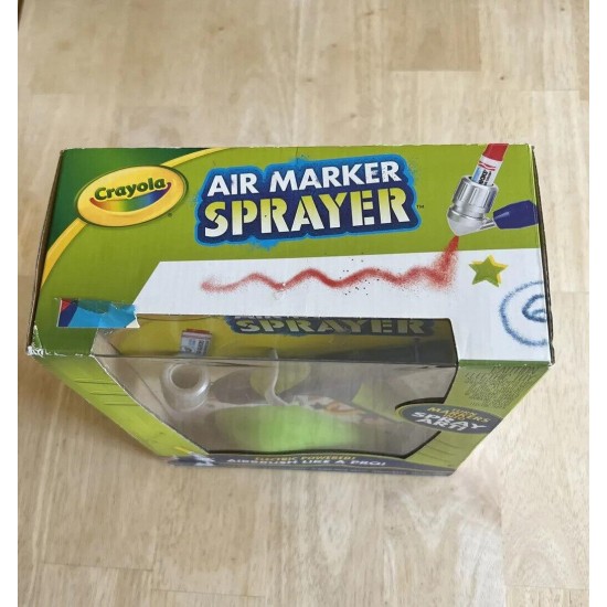 Crayola Air Marker Sprayer Airbrush Kit, Gift for Kids NEW