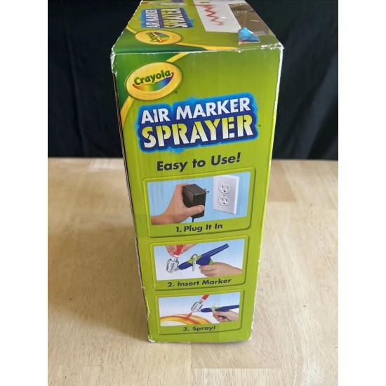 Crayola Air Marker Sprayer Airbrush Kit, Gift for Kids NEW