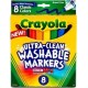 Crayola Broad Line Washable Markers, 8 Markers, Classic Colors pack of 3