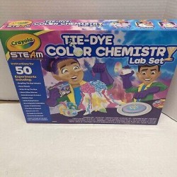Crayola 74-7487 Tie Dye Color Chemistry Set for Kids, STEM Activities,