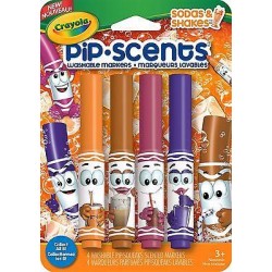 Crayola Pip Scents Markers - Sodas and Shakes - 4 pack