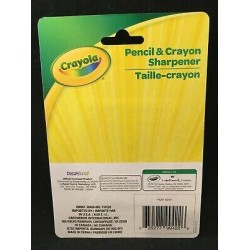 Crayola - Pencil & Crayon Sharpener - Green - Two Sizes To Sharpen