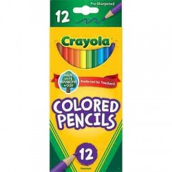 Crayola Colored Pencils Set Multi Colors, 12 Ct. (2-Pack)