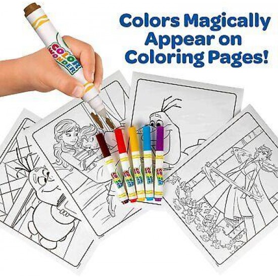 Crayola Frozen Color Wonder Coloring Book & Markers, Mess Free Coloring NEW