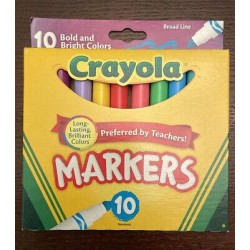 NEW Crayola Crayons & Broad Line Markers combo art set 2pk Bundle. Nontoxic