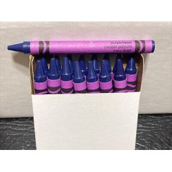 (16) Crayola Crayons (purple heart) BULK
