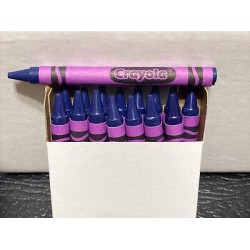 (16) Crayola Crayons (purple heart) BULK
