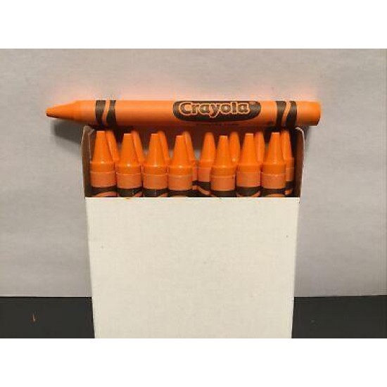 (16) Crayola Crayons (yellow orange) BULK