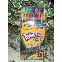 Vintage 2005 Crayola Colored Pencils Non Toxic 24 Bright Different Colors