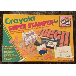 Vintage Crayola Super Sampler Plus Kit