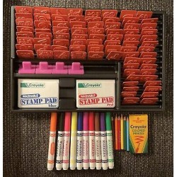 Vintage Crayola Super Sampler Plus Kit