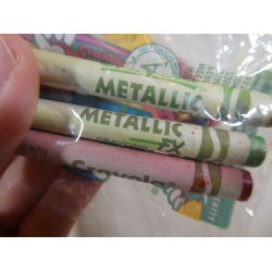 Vintage 1993 Crayola Magic Scent Crayons & 1999 Metallic Binney & Smith O3