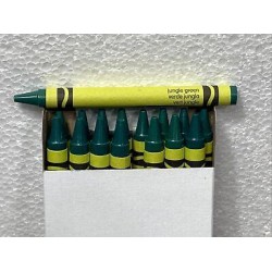 (16) Crayola Crayons (jungle green) BULK