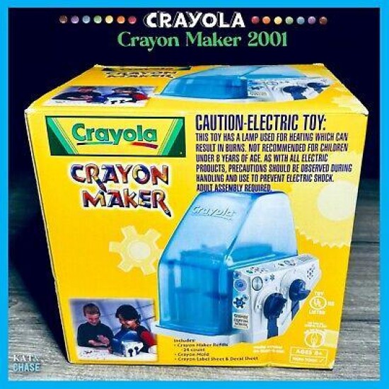 2001 Crayola Electric Crayon Maker Kids Art Vintage NIB No Mold 04-9020-0-600