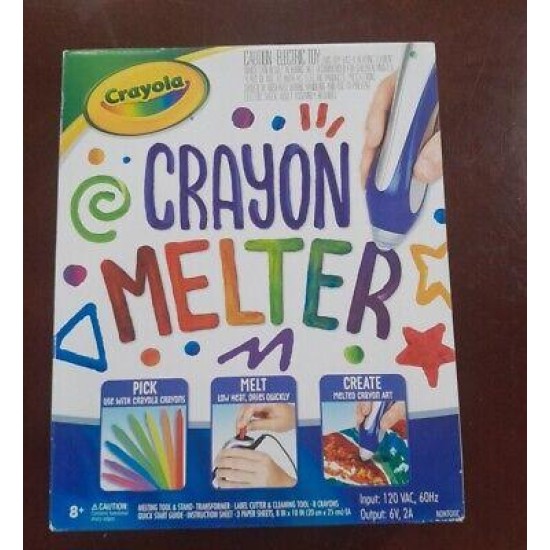 Crayola 04-0384 Crayon Melter Melting Art for Kids - Multicolor