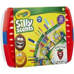 Crayola Colouring Set Silly Scents Markers Crayons Colouring Book