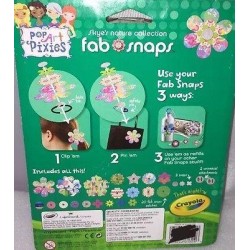 New Pop Art Pixies Fab Snaps Refill Skye's Nature Collection Crayola Crafting