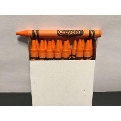 (16) Crayola Crayons (orange) BULK