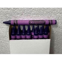 (16) Crayola Crayons (royal purple) BULK