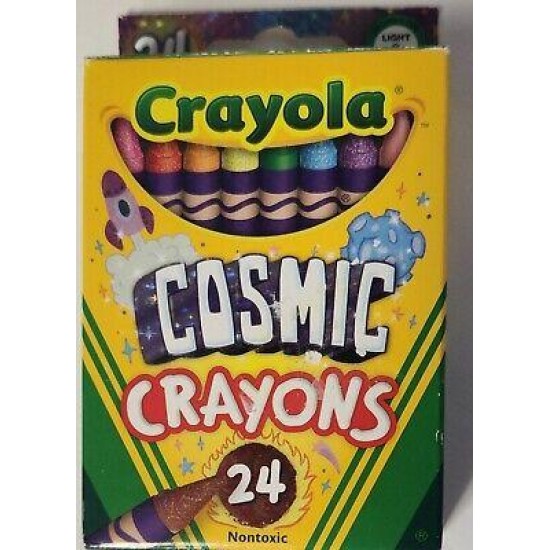 24 Crayola COSMIC Crayons Colors Awesome New Colors