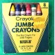 1991 Crayola Collector's Colors  Collector Tin with 72 Crayons + 16 & 8 Jumbo