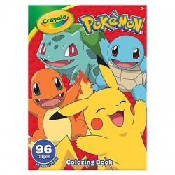 Crayola Coloring Book-Pokemon, 96 Pages 42732