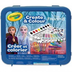 Crayola Create And Color Disney Frozen II! Watercolors, Crayons, Glitter, Stamps