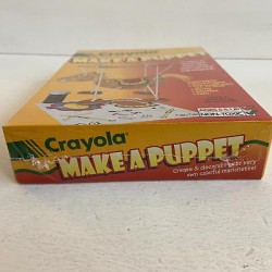 Vintage 1995 Crayola Kids Make A Puppet Marionette Kit Wood DIY Kit  Horse Craft