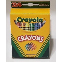 Vintage Crayola Crayons 24 Ct Retired Colors 2002