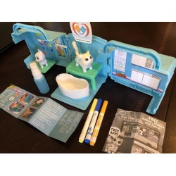 NEW Crayola Scribble Scrubbie - 2 Pets Vet Set - With Tub, Markers, Caddy & More