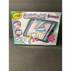 NEW Crayola sprinkle art shaker arts crafts gift set kit no mess age 5+