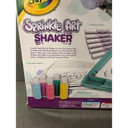 NEW Crayola sprinkle art shaker arts crafts gift set kit no mess age 5+