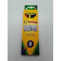 PACK OF 48 Crayola 8 Ct Colored Pencils, Assorted