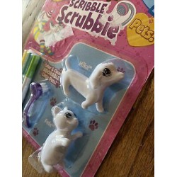 SCRIBBLE SCRUBBIE Cat & Dog PETS  CRAYOLA Color & Clean Figures SIP NEW