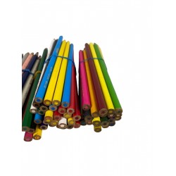 Lot Of 81 Vintage Colored Pencils Art Crayola Rose Prang Pentech Venus Berol