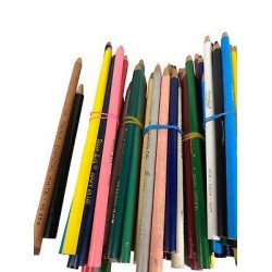 Lot Of 81 Vintage Colored Pencils Art Crayola Rose Prang Pentech Venus Berol