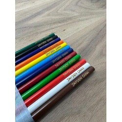 1 Set of 12 Personalized Engraved Crayola Color Pencils Student Essentials