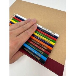 1 Set of 12 Personalized Engraved Crayola Color Pencils Student Essentials