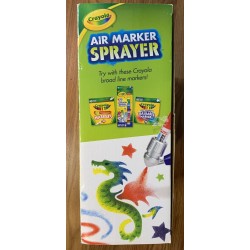 Crayola Air Marker Sprayer Art Tool Turns Markers Into Spray Art Airbrush Crafts