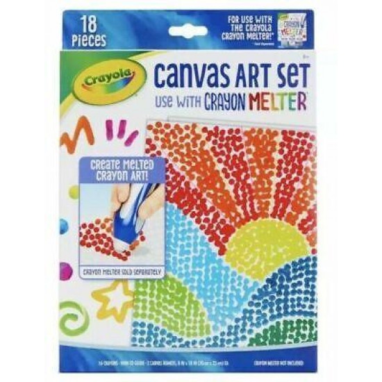 Crayola 04-0387 Crayon Melter Pixel Art Set