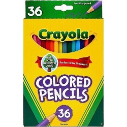 NEW Crayola Colored Pencils (36ct), Kids Pencil Set, Back to School Supplies