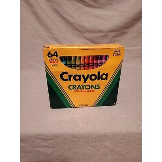Vintage Crayola Crayon 64 Colors