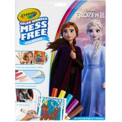 Crayola Color Wonder Coloring Book & Markers Mess Free  Frozen-Baby Shark-Lion..