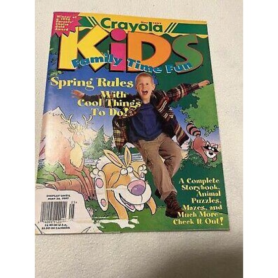 1997 Crayola Kids Family Time Fun Magazine